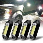 Nicoko 4Pods 72W Bright White Offroad Rock Lights