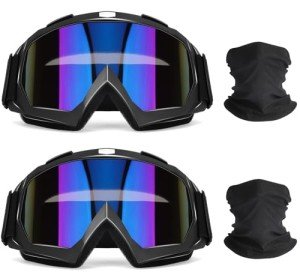 OXG ATV Motorcycle Goggles with Breathable Mask - 2 Pack