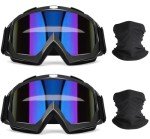 OXG ATV Motorcycle Goggles with Breathable Mask - 2 Pack