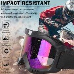 ATV & Dirt Bike Goggles with Neck Gaiters - 2-Pack
