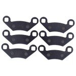 MOTOKU Front and Rear Brake Pads for Sportsman 400 450 500 550 570 800 850 Scrambler 850