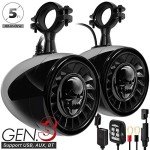 GoHawk 600W Waterproof Bluetooth ATV Stereo System