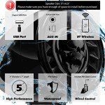 GoHawk 600W Waterproof Bluetooth ATV Stereo System