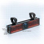 BOSS 17” ATV/UTV Sound Bar with Bluetooth