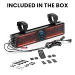 BOSS 17” ATV/UTV Sound Bar with Bluetooth
