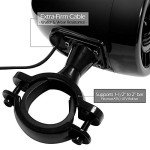 GoHawk 600W Waterproof Bluetooth ATV Stereo System