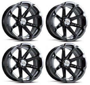 MSA M12 14" Black Diesel ATV Wheels/Rims