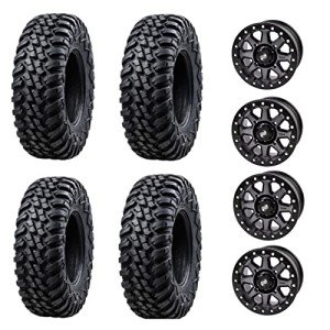 30x10-14 Tusk TERRABITE UTV Tires with Beadlock Wheels