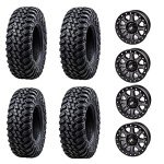 30x10-14 Tusk TERRABITE UTV Tires with Beadlock Wheels