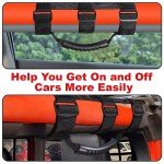 Spurtar 4 Pack Roll Bar Grab Handles for Jeep