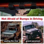 Spurtar 4 Pack Roll Bar Grab Handles for Jeep