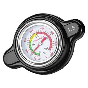 Universal High Pressure Radiator Cap with Gauge