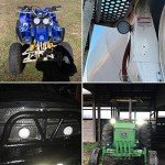 Zmoon 4.5" LED Round Light Bar (2-Pack)