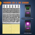 Nilight 4 Gang Rocker Switch Panel with LED Light