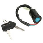 4 Pin Ignition Key Switch for ATVs and Dirt Bikes