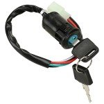 4 Pin Ignition Key Switch for ATVs and Dirt Bikes