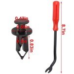 120 PCS UTV Fender Clips & Rivets Set