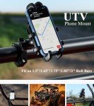 Adjustable UTV Phone Holder with Vibration Dampening