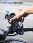 Lamicall Motorcycle Phone Mount with Vibration Dampening