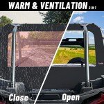 StarknightMT Soft Rear Windshield for Polaris RZR