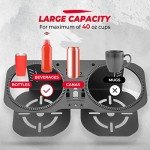 KEMIMOTO ATV Grab Bar Cup Holder for Polaris RZR