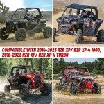 StarknightMT Soft Rear Windshield for Polaris RZR