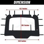 StarknightMT Soft Rear Windshield for Polaris RZR