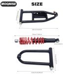 MOQNISE 340mm Front Suspension Swingarm Kit for ATVs