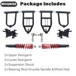 MOQNISE 340mm Front Suspension Swingarm Kit for ATVs
