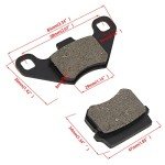 FVRITO Disc Brake Pads for 50cc 70cc 90cc 110cc 125cc Tao Tao Coolster 3050HD Kazuma Yamoto Vitacci Peace Roket RPS Kandi SunL Hammerhead 80T MudHead Baja DN150 ATV Quad 4-Wheeler Go Kart Dune Buggy