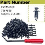 120 PCS ATV Nylon Fender Clips and Fasteners