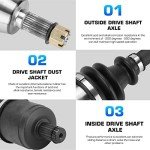Polaris RZR 800 CV Axles Drive Shaft Set