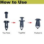 120 PCS ATV Nylon Fender Clips and Fasteners