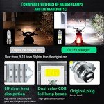 HAISECA 2Pcs 1800LM ATV LED Bulbs White