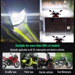 HAISECA 2Pcs 1800LM ATV LED Bulbs White