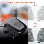 Portable 2-in-1 Car Heater & Defroster 12V