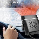 120W Portable Car Heater & Defogger Fan