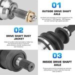 Complete ATV CV Axle Assembly Set for Honda Pioneer 700