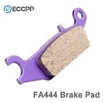 ECCPP Brake Pads Fit for Yamaha Grizzly 550 YFM550 2009-2014, for Yamaha Grizzly 700 YFM700 2007-2022, FA444 Front and Rear Replacement Brake Pads Kits