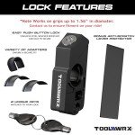 Heavy Duty Motorcycle Handlebar Lock Grip