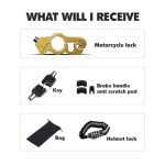 Heavy-Duty Anti-Theft Motorcycle Brake Lock