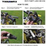 Heavy Duty Motorcycle Handlebar Lock Grip