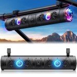 27" Bluetooth UTV Sound Bar with Multicolor Lights
