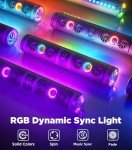 27" Bluetooth UTV Sound Bar with Multicolor Lights