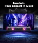 27" Bluetooth UTV Sound Bar with Multicolor Lights