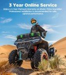 27" Bluetooth UTV Sound Bar with Multicolor Lights