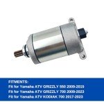 Yamaha ATV Starter Motor for Grizzly & Kodiak