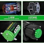 4500LB ATV Winch with Remote and Synthetic Rope