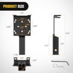 Nilight Heavy-Duty Winch Mounting Plate for ATVs