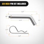 Nilight Heavy-Duty Winch Mounting Plate for ATVs